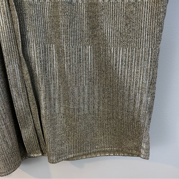 NWT Bishop + Young Blake Metallic Blouse From Anthropologie Size Medium - Picture 13 of 14